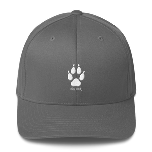 Hat - Wolf Paw High Four - Flexfit with White Thread