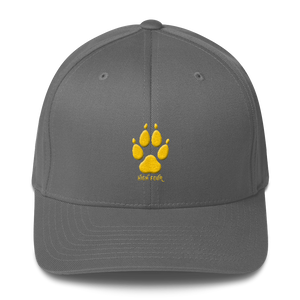 Hat - Wolf Paw High Four - Flexfit with Yellow