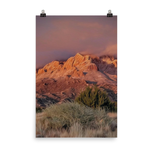 Photo Paper Poster - Sandia Sunset