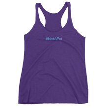 Load image into Gallery viewer, Tank Top Racerback - #NotAPet