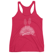 Load image into Gallery viewer, Tank Top Racerback - Gorgeous But Stabby - White Ink
