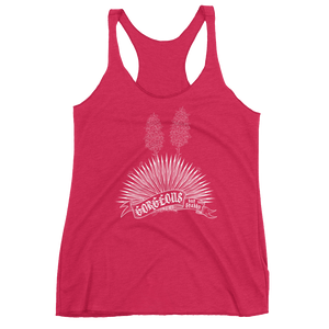 Tank Top Racerback - Gorgeous But Stabby - White Ink
