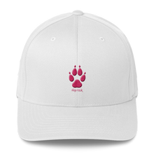 Load image into Gallery viewer, Hat - Wolf Paw High Four - Flexfit with Hot Pink Thread