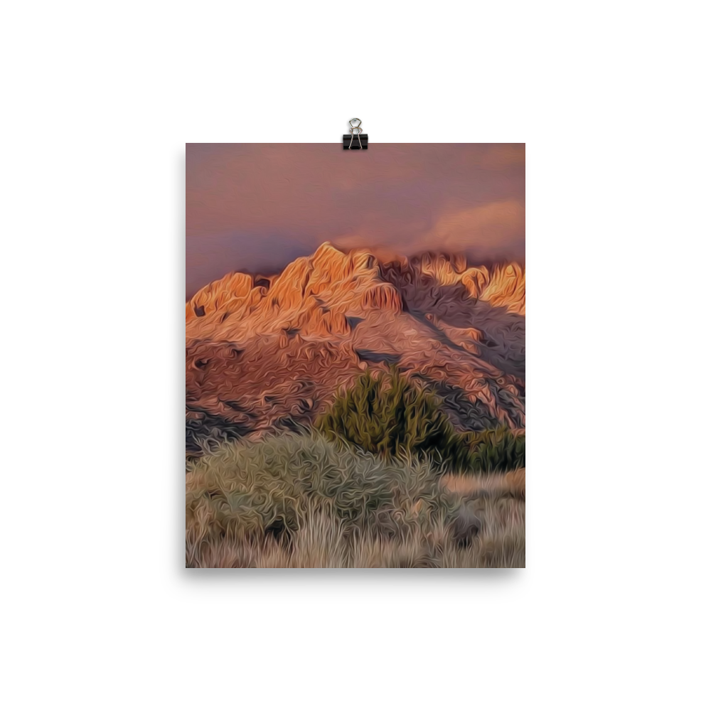 Photo Paper Poster - Sandia Sunset