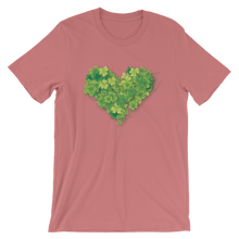 Load image into Gallery viewer, T-Shirt - Lucky In Love Shamrock Heart