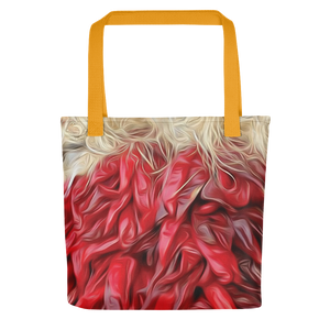 Tote Bag - New Mexico Red Chile Ristra All-over Print Reusable Tote Bag