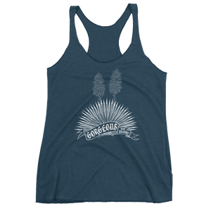Tank Top Racerback - Gorgeous But Stabby - White Ink