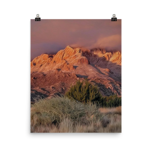 Photo Paper Poster - Sandia Sunset
