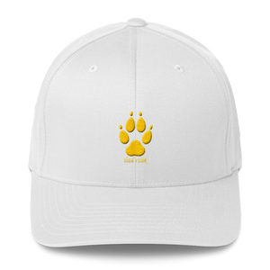 Hat - Wolf Paw High Four - Flexfit with Yellow