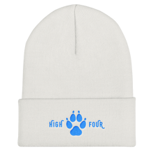 Load image into Gallery viewer, Beanie High Four Aqua Embroidery by MoonShine NM