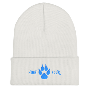Beanie High Four Aqua Embroidery by MoonShine NM
