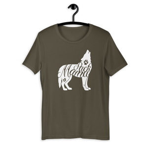 T-Shirt Pack Mama Howling Wolf Short Sleeved in 13 Colors