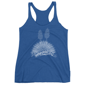 Tank Top Racerback - Gorgeous But Stabby - White Ink