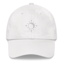 Load image into Gallery viewer, Hat - Moon and Stars - White Thread