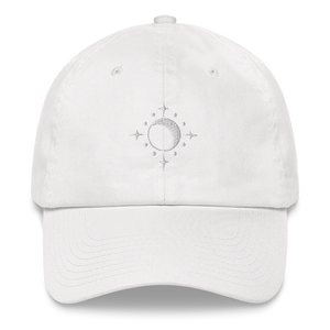 Hat - Moon and Stars - White Thread