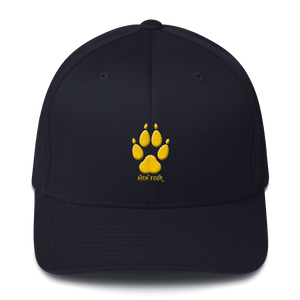 Hat - Wolf Paw High Four - Flexfit with Yellow