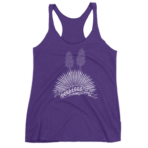 Tank Top Racerback - Gorgeous But Stabby - White Ink