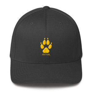 Hat - Wolf Paw High Four - Flexfit with Yellow