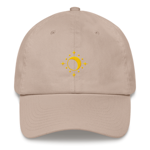 Hat - Moon and Stars - Yellow Thread