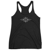 Load image into Gallery viewer, Tank Top Racerback - Howling Wolves with Moon Phases - White Ink