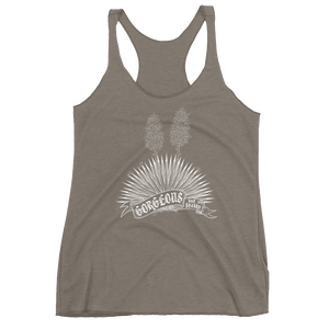 Tank Top Racerback - Gorgeous But Stabby - White Ink