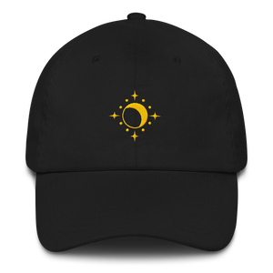 Hat - Moon and Stars - Yellow Thread