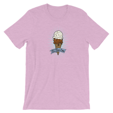 Load image into Gallery viewer, T-Shirt Get Your Free Cone Chocolate and Chocolate Chip Ice Cream Treat