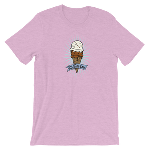 T-Shirt Get Your Free Cone Chocolate and Chocolate Chip Ice Cream Treat