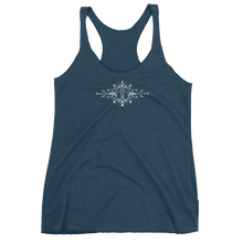 Load image into Gallery viewer, Tank Top Racerback - Howling Wolves with Moon Phases - White Ink