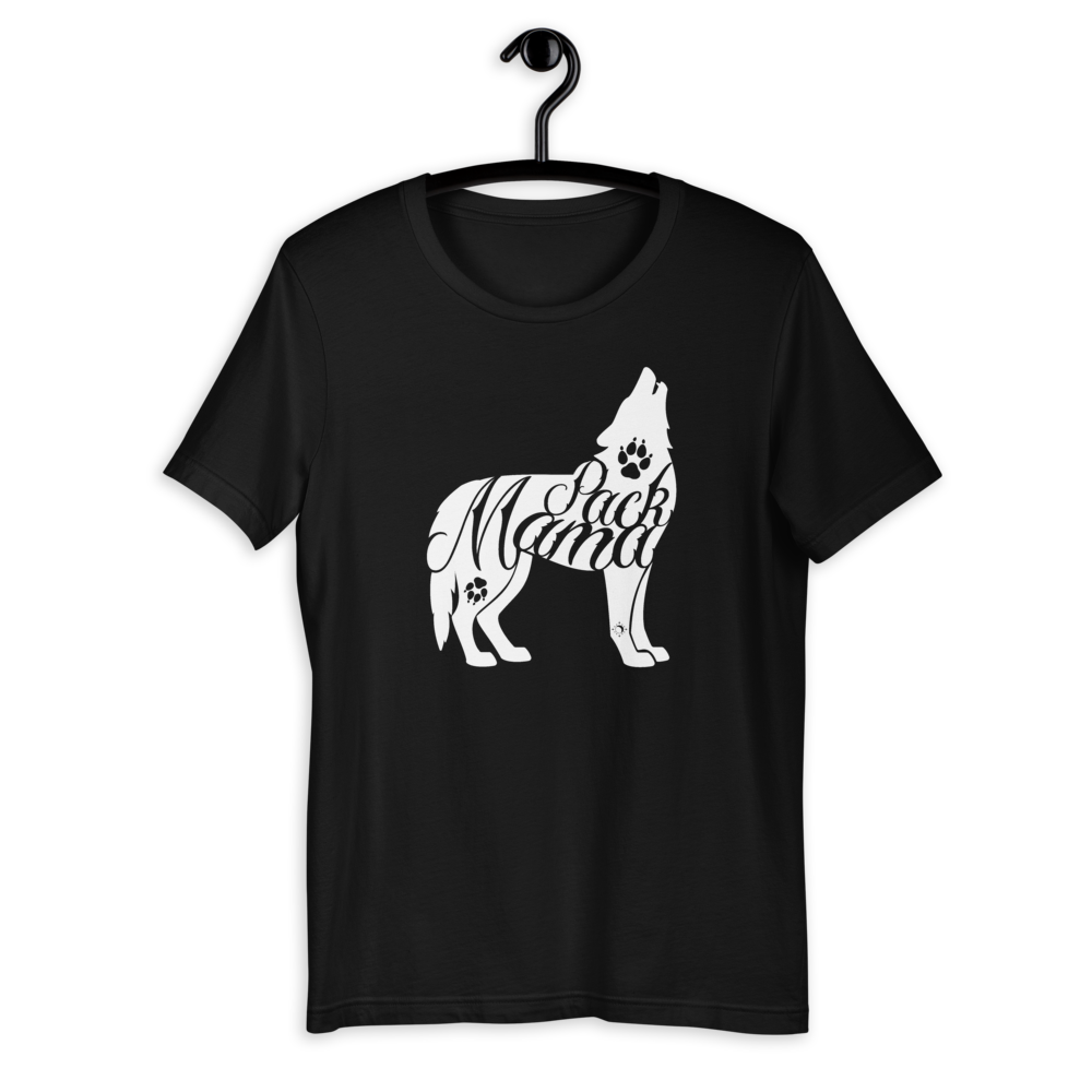 T-Shirt Pack Mama Howling Wolf Short Sleeved in 13 Colors