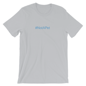 T-Shirt - Not A Pet Hashtag - Aqua Ink