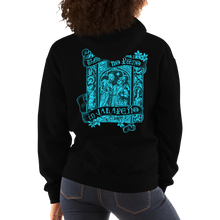Load image into Gallery viewer, Hoodie - Design on Back - There&#39;s No Peeno in Jalapeño -  Turquoise