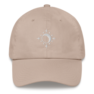 Hat - Moon and Stars - White Thread