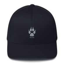 Load image into Gallery viewer, Hat -Wolf Paw High Four -  Flexfit with Light Gray Thread
