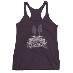 Tank Top Racerback - Gorgeous But Stabby - White Ink