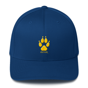 Hat - Wolf Paw High Four - Flexfit with Yellow