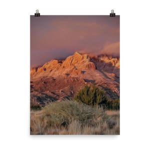 Photo Paper Poster - Sandia Sunset