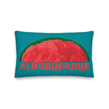 Load image into Gallery viewer, Pillow - Premium Sandia Watermelon Mountains of Albuquerque at Sunset