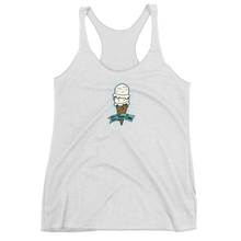 Load image into Gallery viewer, Tank Top Racerback Get Your Free Cone Vanilla Double Scoop Ice Cream Treat