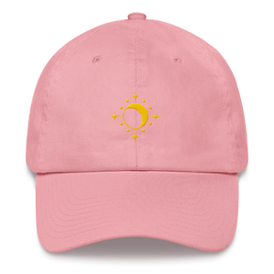 Hat - Moon and Stars - Yellow Thread