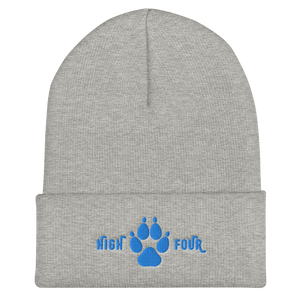 Beanie High Four Aqua Embroidery by MoonShine NM