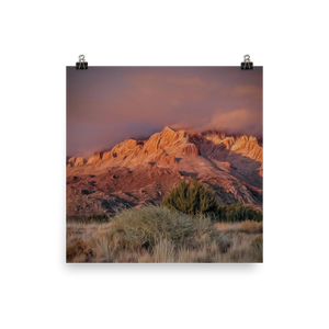 Photo Paper Poster - Sandia Sunset