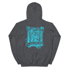 Load image into Gallery viewer, Hoodie - Design on Back - There&#39;s No Peeno in Jalapeño -  Turquoise