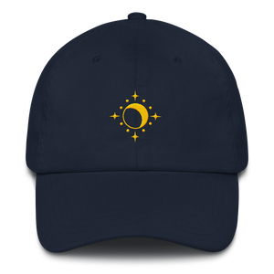Hat - Moon and Stars - Yellow Thread