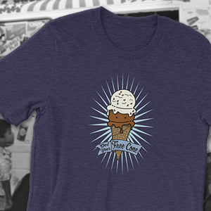 T-Shirt Get Your Free Cone Chocolate Chip and Chocolate Ice Cream Treat