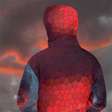 Load image into Gallery viewer, Hoodie All Over Print Stained Glass Sunset by MoonShine NM