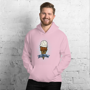 Unisex Hoodie Get Your Free Cone Chocolate Chip and Chocolate Scoops