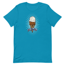 Load image into Gallery viewer, T-Shirt Get Your Free Cone Chocolate and Chocolate Chip Ice Cream Treat