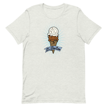 Load image into Gallery viewer, T-Shirt Get Your Free Cone Chocolate and Chocolate Chip Ice Cream Treat