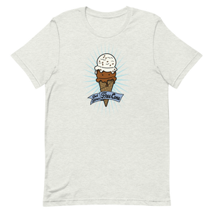 T-Shirt Get Your Free Cone Chocolate and Chocolate Chip Ice Cream Treat